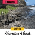 pinterest graphic with image of kauai coast and the words best family hikes