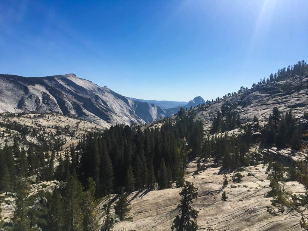 a viewpoint near Yosemite National park